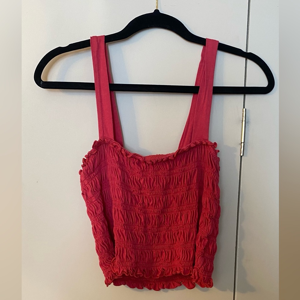 Dark Pink Crop Top